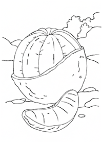 Desenhos de frutas para colorir - Página de colorir 23