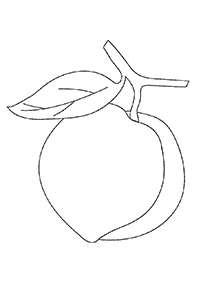 Desenhos de frutas para colorir - Página de colorir 25