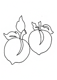 Desenhos de frutas para colorir - Página de colorir 28