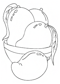 Desenhos de frutas para colorir - Página de colorir 30