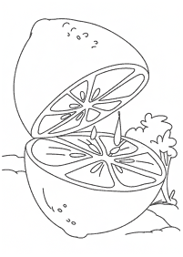 Desenhos de frutas para colorir - Página de colorir 39