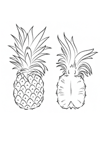 Desenhos de frutas para colorir - Página de colorir 47