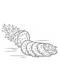 Desenhos de frutas para colorir - Página de colorir 48