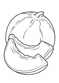 Desenhos de frutas para colorir - Página de colorir 49