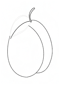 Desenhos de frutas para colorir - Página de colorir 61