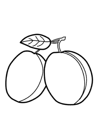 Desenhos de frutas para colorir - Página de colorir 63