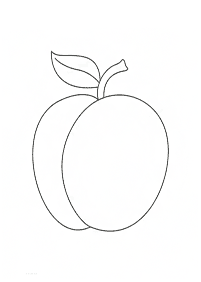 Desenhos de frutas para colorir - Página de colorir 64