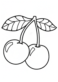 Desenhos de frutas para colorir - Página de colorir 69