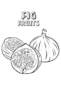 Desenhos de frutas para colorir - Página de colorir 80