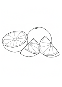 Desenhos de frutas para colorir - Página de colorir 83