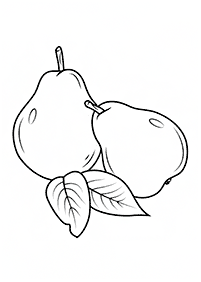 Desenhos de frutas para colorir - Página de colorir 9