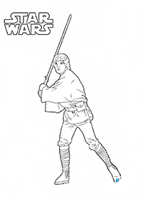 Páginas para colorir de Star Wars – Página de colorir 1