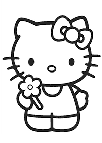 Páginas para colorir da Hello Kitty – Página de colorir 15