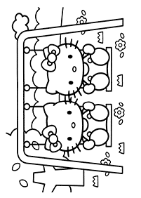 Páginas para colorir da Hello Kitty – Página de colorir 18