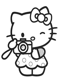 Páginas para colorir da Hello Kitty – Página de colorir 19