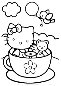 Páginas para colorir da Hello Kitty – Página de colorir 26
