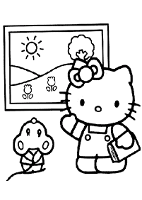 Páginas para colorir da Hello Kitty – Página de colorir 28