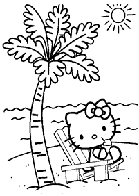 Páginas para colorir da Hello Kitty – Página de colorir 32