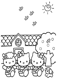 Páginas para colorir da Hello Kitty – Página de colorir 38