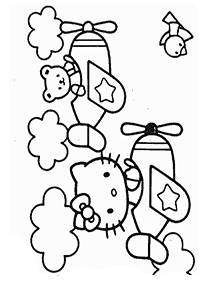 Páginas para colorir da Hello Kitty – Página de colorir 46