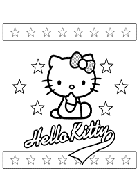 Páginas para colorir da Hello Kitty – Página de colorir 48