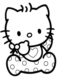 Páginas para colorir da Hello Kitty – Página de colorir 54