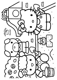Páginas para colorir da Hello Kitty – Página de colorir 56
