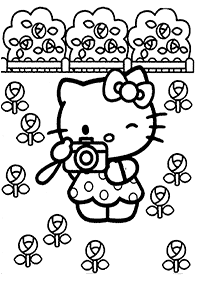 Páginas para colorir da Hello Kitty – Página de colorir 8