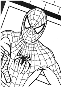 Desenhos do Homem-Aranha para colorir – Página de colorir 15