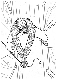 Desenhos do Homem-Aranha para colorir – Página de colorir 19