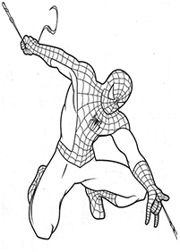 Desenhos do Homem-Aranha para colorir – Página de colorir 23