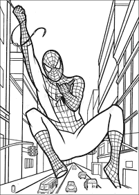 Desenhos do Homem-Aranha para colorir – Página de colorir 27