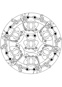 Mandalas de animais para colorir – Página de colorir 25