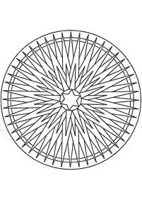 Páginas com mandalas para colorir – Página 101