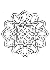 Páginas com mandalas para colorir – Página 11