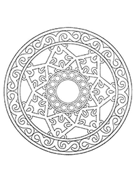 Páginas com mandalas para colorir – Página 15