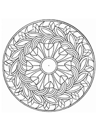 Páginas com mandalas para colorir – Página 19