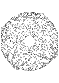 Páginas com mandalas para colorir – Página 20