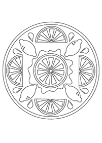 Mandalas de flores para colorir – Página 8