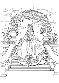 Desenhos para colorir das Princesas – Página de colorir 21