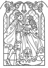 Desenhos para colorir das Princesas – Página de colorir 23