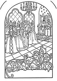 Desenhos para colorir das Princesas – Página de colorir 25