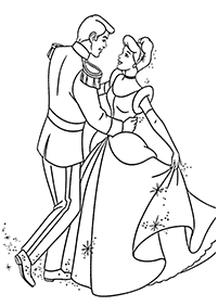 Desenhos para colorir das Princesas – Página de colorir 26