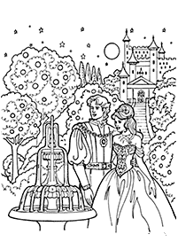 Desenhos para colorir das Princesas – Página de colorir 27