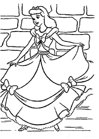 Desenhos para colorir das Princesas – Página de colorir 28