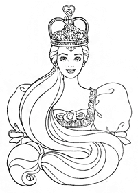 Desenhos para colorir das Princesas – Página de colorir 6