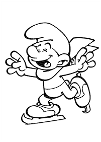 Desenhos dos Smurfs para colorir – Página de colorir 40