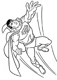 Desenhos do Super Homem para colorir – Página de colorir 14