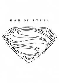 Desenhos do Super Homem para colorir – Página de colorir 20