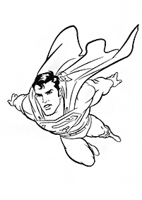 Desenhos do Super Homem para colorir – Página de colorir 24